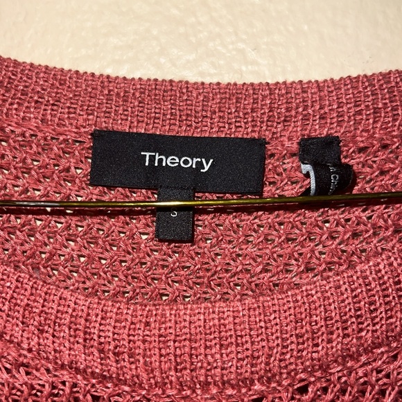 THEORY Linen Lightweight Sweater - Picture 2 of 4